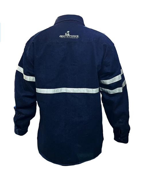 Camisola Para Soldador (mezclilla Reflejante) Lincoln - Imagen 2